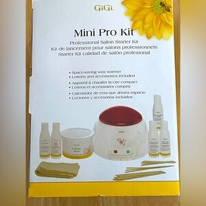 Gigi Mini Pro Kit Wax Warmer Starter Kit - Applicator Sticks, Epilation Strips